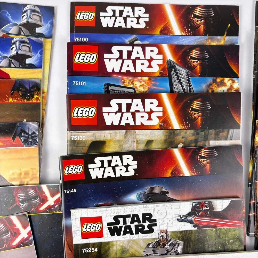 Lego Star Wars Lot of 20 Instruction Manuals Books 6209 7257 8097 75100 READ/SEE
